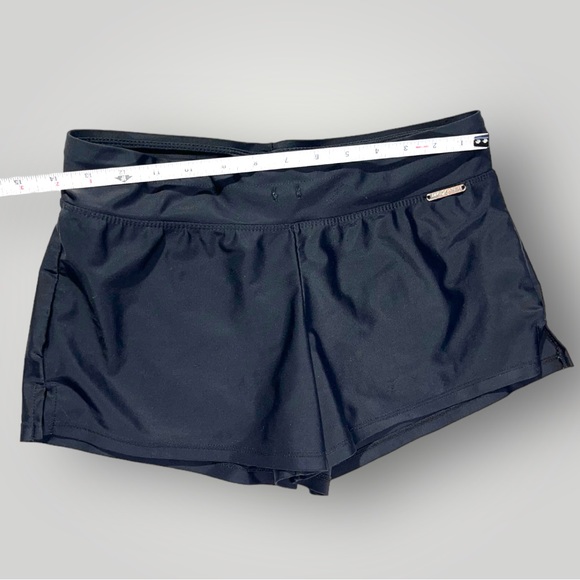 🟢5/$25  Zero Posur Swimwear Shorts Swimsuit Bathing Suit Bottom - Black - Picture 3 of 9